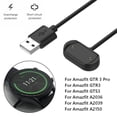 thumbnail image 3 of Kuymtek Cable de carga USB para reloj inteligente para soporte de cable de cargador Amazfit GTR3/GTS3/A2036, 3 of 9