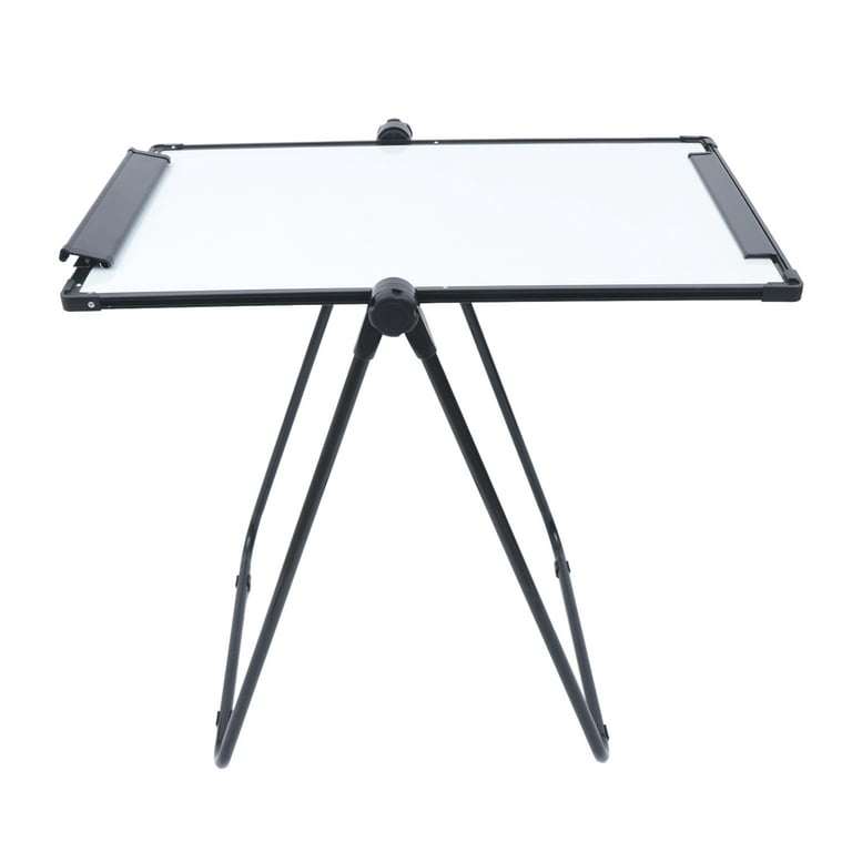 MAKELLO Flip Chart Easel Magnetic Tripod Whiteboard Dry Erase Board with Stand, Extended Display Arms, Adjustable Height, 36x24 Inches