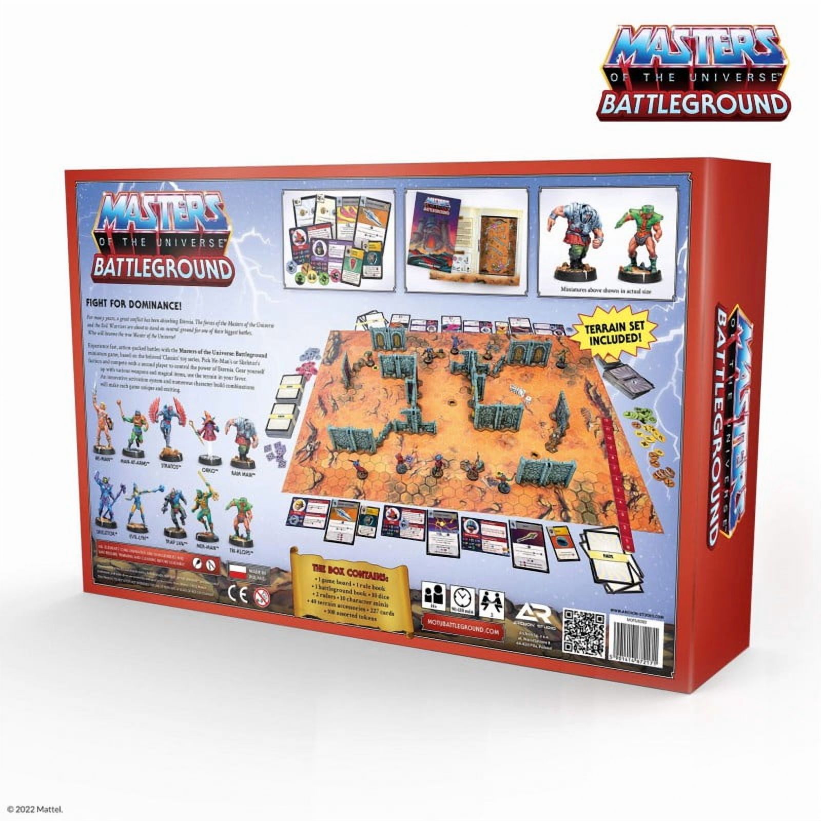 Archon Studio Masters of the Universe Battleground Starter Set Board Games, 227 Cards