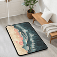 thumbnail image 3 of CURLYOOT Misty Forest Nature Mountain Indoor Doormat, Non-Slip Absorbent Door Mat 24" x 16", Entrance Floor Mat Washable Entry Doormats for Entryway Front Back Door, 3 of 8