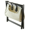 thumbnail image 1 of Winsome Dora Luggage Rack with Fabric Basket, Espresso, 1 of 6