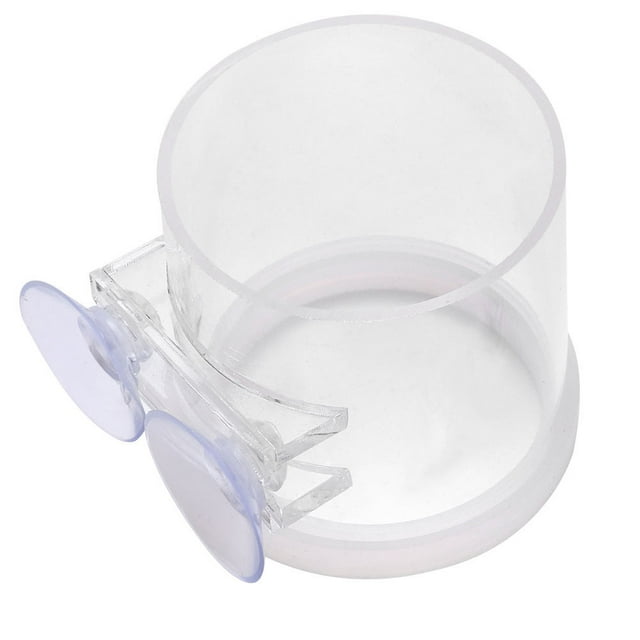 Alimentador de peces, alimentador acrílico transparente para peces, alimentador Aqarium, alimentador acrílico Aqarium, durabilidad mejorada