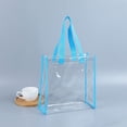 thumbnail image 2 of ibiyuan Clear Tote Bag Clear Gift Bags Fashion Beach Bag Shoulder Handbag For Shopping Gym Travel, 2 of 4