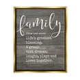thumbnail image 5 of Stupell Industries Family Definition Planked Metallic Gold Framed Floating Canvas Wall Art, 16x20, by Lettered and Lined, 5 of 5