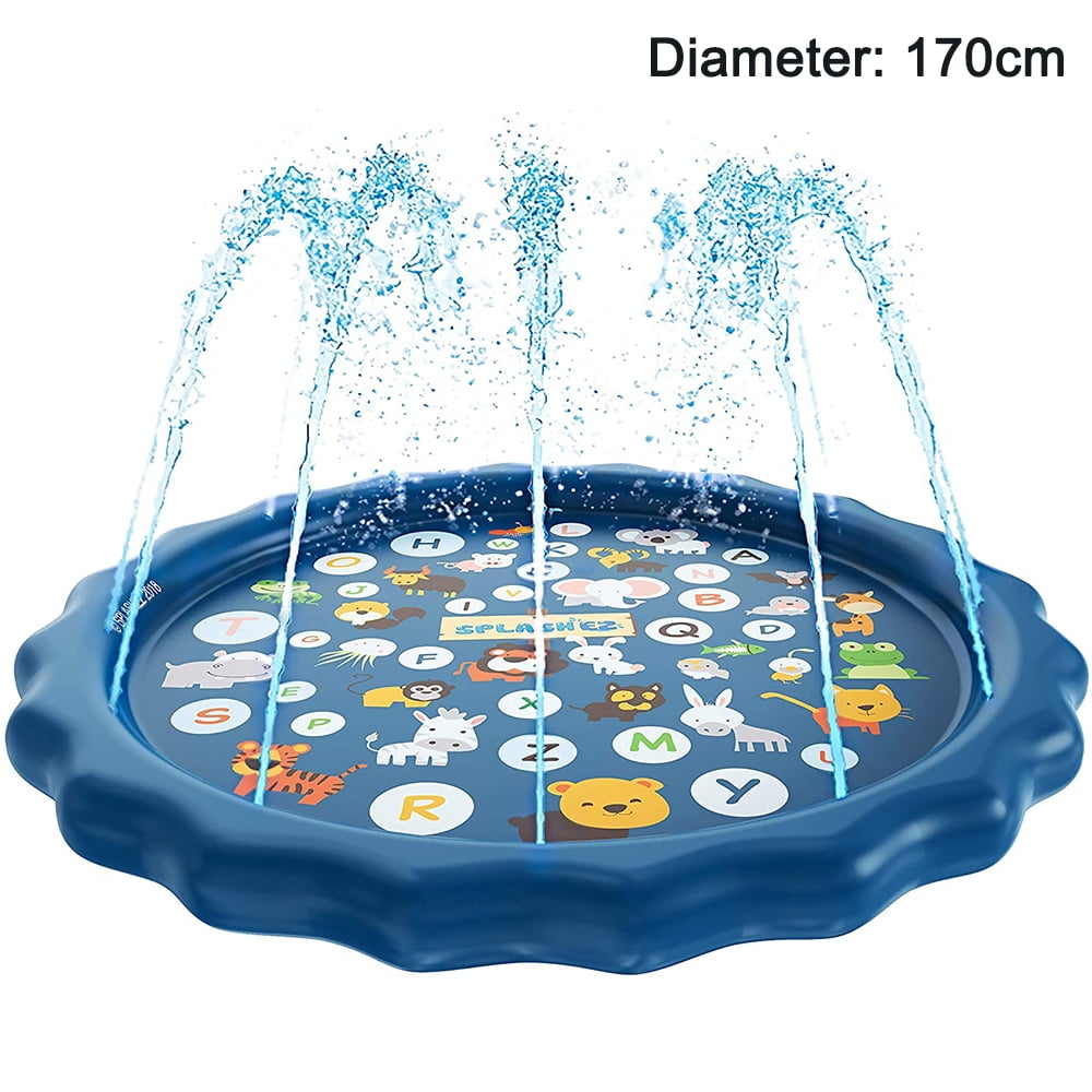 Sprinkler Pad for Kids Water Splash Play Mat Summer Outdoor/Garden/Beach Water 