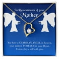 thumbnail image 4 of To Mom Remembrance Message Guardian Angel in Heaven Forever Necklace w Message Card, 4 of 20