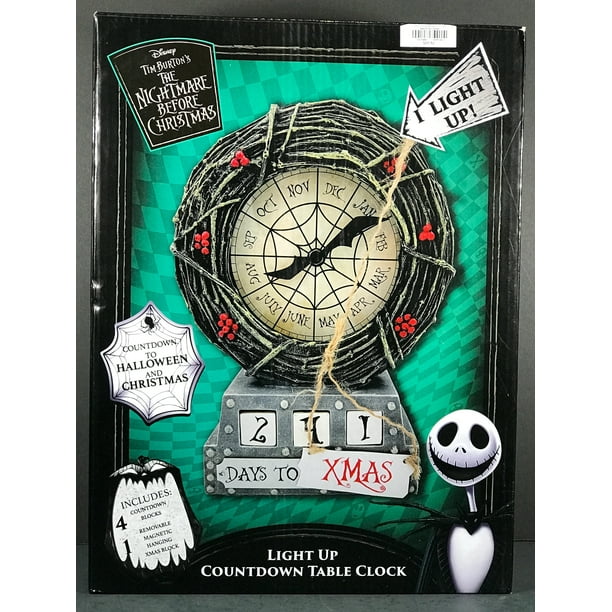 Disney The Nightmare Before Christmas LightUp Countdown Table
