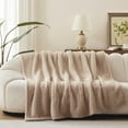 thumbnail image 5 of Westinghouse Electric Blankets Heated Throw Soft Cozy Sherpa Heating Blanket, 6 Heat Settings & 2-10 Hours Time Setting Camel Back Printing 50x60in, 5 of 7