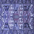 thumbnail image 1 of Ahgly Company Indoor Square Persian Blue Traditional Area Rugs, 7' Square, 1 of 4