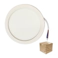 thumbnail image 1 of Luminario Led Circular Empotrable 9W Luz Calida 36Pzs blanco 11.7cm, 1 of 6