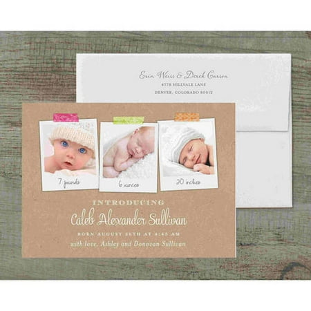 Polaroid Deluxe Baby Announcement