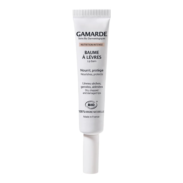 Bálsamo labial Gamarde, manteca de karité hidratante reparadora, 10 ml