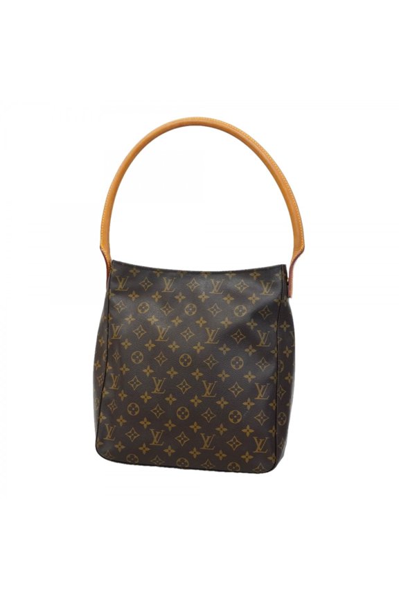 Pre-Owned Louis Vuitton Monogram Looping GM Shoulder Bag M51145 Brown Women's (Good)