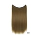 thumbnail image 2 of Extensiones de cabello de 22 pulgadas con alambre invisible, mezcla natural sin costuras para un aumento de volumen instantáneo 68#, 2 of 2