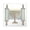 Clear, variant on CafePress - Torah Menorah Square Sticker 3 X 3 - Square Sticker 3" x 3"
