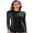 Black, variant on Asoul Rash Guard for Women, UPF 50+ Long Sleeve Zip Front UV Sun Protection Jacket Swim Shirt for Women Swimwear