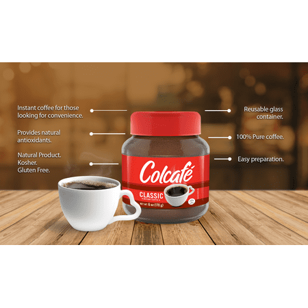 Colcafe Instant Powder Coffee Jar 3 oz