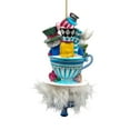 thumbnail image 3 of Kurt Adler 6.25-Inch Hollywood Hats Alice Teaparty Ornament, 3 of 4