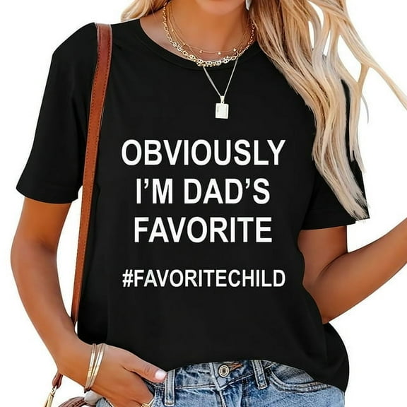 I'M Dad'S Favorite Funny Favorite Son-Daughter Child T-Shirt