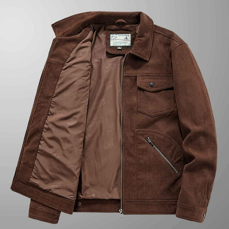 Men's Casual Corduroy Jacket Spring Fall Fashion Long Sleeve Men's Casual Corduroy Jacket Spring Fall Fashion Long Sleeve