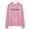 Pink, variant on Fesfesfes Women Hooded Casual Long Sleeve Hooded Printed Ladies Sweatshirt Tops or