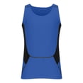 thumbnail image 4 of pstuiky Camiseta sin mangas para hombre, Camiseta ajustada de cuello redondo sin mangas de color liso para hombre Camisas para hombres m, 4 of 6