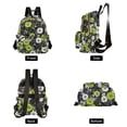 thumbnail image 4 of FORMRS Mini Backpack Purse for Women Travel Daypack Casual Shoulder Bag, White Flower Pattern, 4 of 7