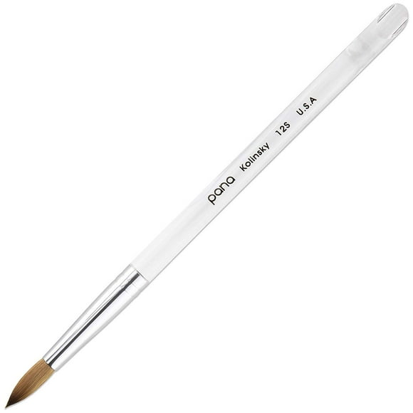 pana Finest Kolinsky 100 Pure Kolinsky Acrylic Nail Brushes (Round Shape) (Size 12)