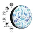 thumbnail image 4 of Pofeuu Rabbit2 Print Spare Tire Wheel Cover for Car Truck SUV Camper Universal Fit Spare Tire Cover RV Spare Tire Covers-14 inch, 4 of 6
