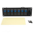 thumbnail image 2 of On Off Rocker Switch Panel, Marine Toggle Switch Panel Sturdy  Heat Dissipation IP66 Waterproof  For Boats For RVs, 2 of 8