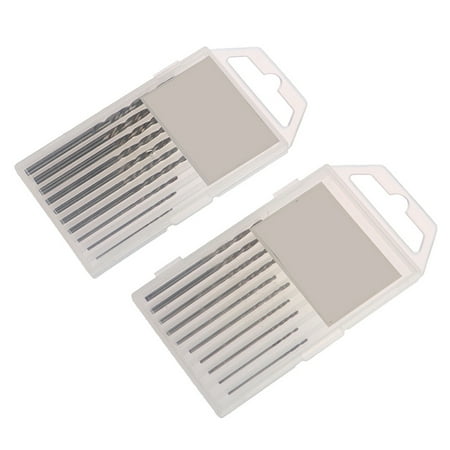 

(0.8-1.8MM)10Pcs/Box Mini Drill HSS Bit 0.8mm-3.0mm Straight Shank PCB Twist Drill Bits Set