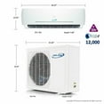 thumbnail image 6 of Air-Con 12000 BTU Blue 4 Mini Split AC Heat Pump Ductless 23 Seer 220v, 6 of 7