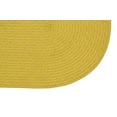 thumbnail image 3 of Better Trends Sunsplash Braid Collection is Durable & Stain Resistant Reversible Indoor/Outdoor Area Utility Rug 100% Polypropylene in Vibrant Colors, 24" x 60", Runner, Yellow, 3 of 3