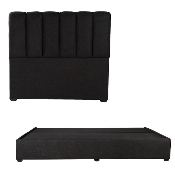Base cama King Size DICASA Cabecera Kami Negro