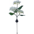 thumbnail image 1 of 3 cabezas Hortensia Luz de tierra Bendable LED Solar Path Yard Lights para patio, 1 of 9