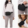 thumbnail image 5 of Unisex Mini Belt Bag with Adjustable Strap, Crossbody Fanny Pack for Traveling (Black), 5 of 11