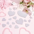 thumbnail image 5 of 100pcs Heart Shaped Mirrors 4 Sizes Adhesive Craft Mirror Tiles Love Heart Mirror Mosaic Tiles Small Mirror Crafts for Wedding Christmas Tree Vase Art Craft Home Wall DIY Craft Decor, 5 of 7