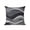 Black Gray White, variant on Outdoor Pillows Waterproof, Black Grey Ombre Bedding Throw Pillows with Insert for Couch Sofa Bed, Modern Abstract Moire Art Geometric 16x16 Inch Pillowcases Decorative Camping Patio Pillow Set of 1