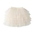 thumbnail image 6 of Girls' Dresses Little Child Short Ballet Tutu Mesh Short Skirt Performance Sweet Party Princess Skirts Size 6 Y-7 Y, 6 of 7