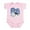 Petal Pink, variant on CafePress - Rottweiler & Snowman Christmas Infant Bodysuit - Baby Light Bodysuit, Size Newborn - 24 Months