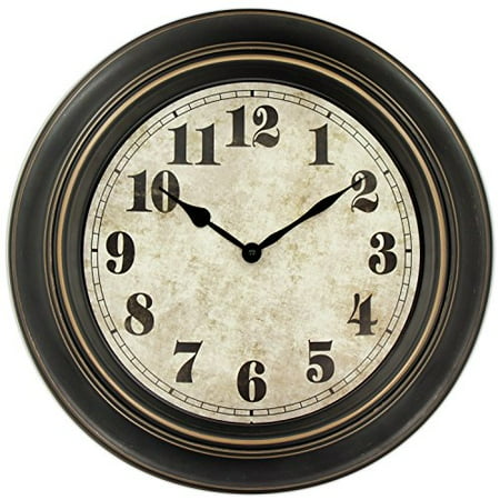 45min 18 Inch Retro Wall Clock Silent Non Ticking Round Home 45min 18 Inch Retro Wall Clock Silent