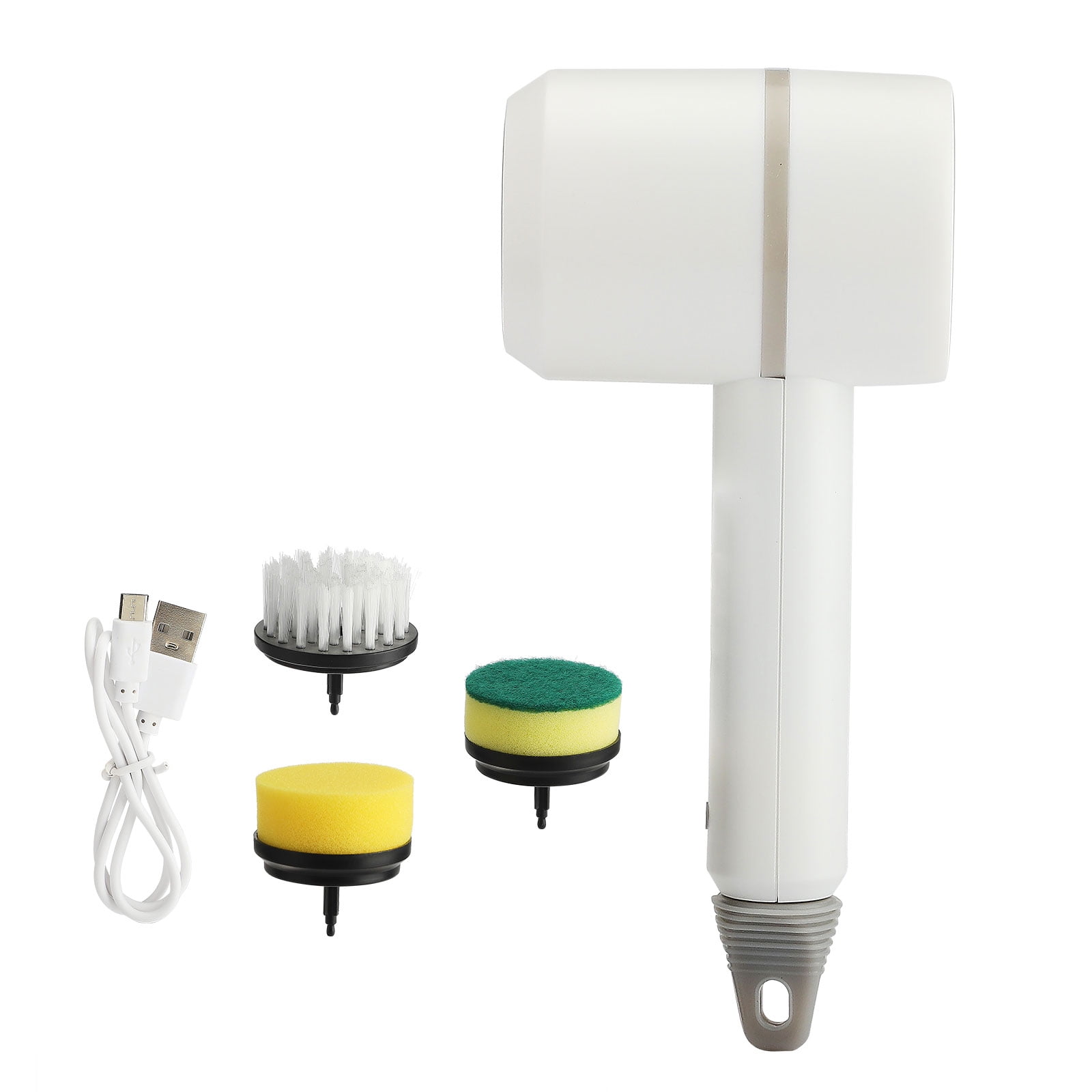 1 Electric Spin Scrubber, Portable Power Electric Shoes Scrub Brush With 5  Brush Heads And 3 Sponge Heads, Handheld Kitchen Scrubber, Multifunctional  Scrubber For Bathroom, Kitchen, Shoe, Pot, Dish, Crevice, Cleaning Supplies  - Temu