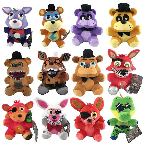 7 Five Nights at Freddy Plush Stuffed Toy FNAF Freddy Fazbear Bear Foxy  Bunny Bonnie Chica Plush Toy 