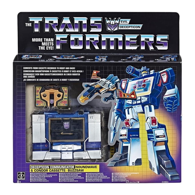 Figura Hasbro Transformers Decepticon Communicator Azul