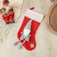 thumbnail image 4 of Xuniizn Christmas Stockings Bulk, Assorted Festive Xmas Stockings for Fireplace Mantel Decor, Traditional Holiday Ornaments, Christmas Decorations for Home, Cloth, Red, 4 of 4