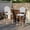 Black 2pcs, variant on DELMANGO Bar Stool Set of 4 with Wood Print Finish French Counter Height Patio Rattan Bar Stool Chairs for Porch Garden Indoor Kitchen, White/Black