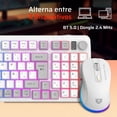 thumbnail image 4 of Kit Teclado y Mouse Gamer BALAM RUSH SQUAD CONQUEST PRO KG525 Inalambrico USB 2.4 GHz + BT 5.0 Tamaño 85% 7200dpi RGB, 4 of 5