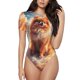 thumbnail image 1 of Fotbe Cute Cloud Pomeranian Body de Mujer con Cuello Redondo y Mangas Cortas, Sin Mangas Ajustado, Suave, Cómodo y Básico-Small, 1 of 7