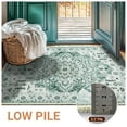 thumbnail image 4 of Sonoro Kate 2x3 Area Rugs for Living Room Bedroom, Non Slip Boho Machine Washable Indoor Floor Carpet, Green, 4 of 7