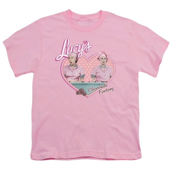 I Love Lucy - Chocolate Factory - Youth Short Sleeve Shirt - Small